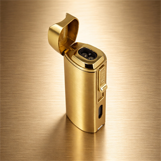 Coho Brazen Standlı Çift Torch Brass Puro Çakmağı