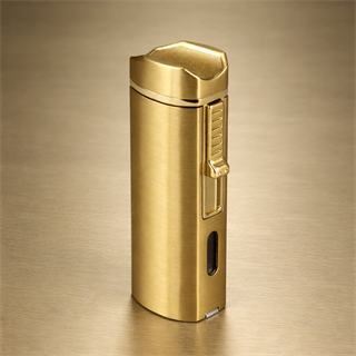 Coho Brazen Standlı Çift Torch Brass Puro Çakmağı