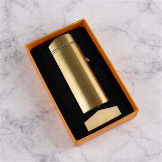 Coho Brazen Standlı Çift Torch Brass Puro Çakmağı