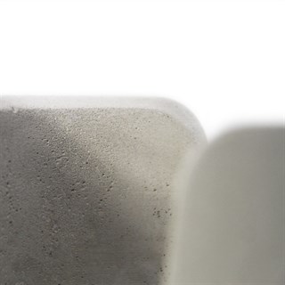 Coho Concre Artisan Dövme Bakır Kaseli Boz Aromaterapi Buhurdanlık