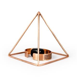 Coho Cosmos Saf Bakır Mini Enerji Temizleme Piramidi