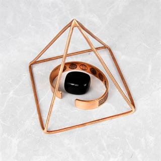 Coho Cosmos Saf Bakır Mini Enerji Temizleme Piramidi