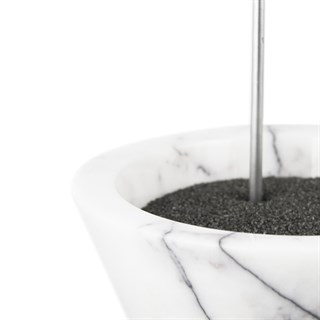 Coho Crystal Bless Mermer Dilek Çanağı Mumluk & Mum Seti