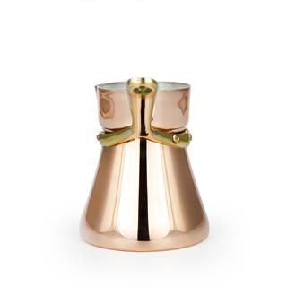 Coho Lux Hatır Bakır Türk Kahvesi Cezvesi L