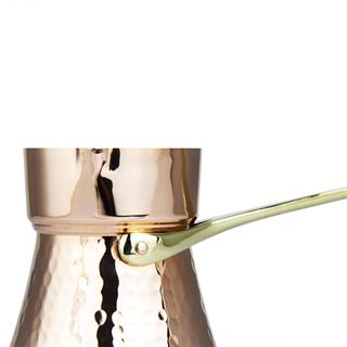 Coho Lux Hatır Dövme Bakır Türk Kahvesi Cezvesi L