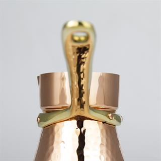 Coho Lux Hatır Dövme Bakır Türk Kahvesi Cezvesi L