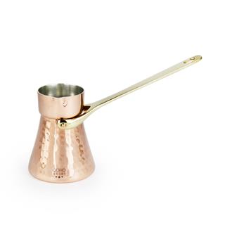 Coho Lux Hatır Dövme Bakır Türk Kahvesi Cezvesi S