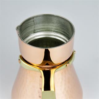 Coho Lux Hatır Dövme Bakır Türk Kahvesi Cezvesi L