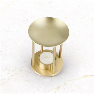 Coho Lux Pirinç Aromaterapi Buhurdanlık & Mumluk Seti