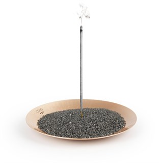 Coho Matte Namaste Dövme Bakır Mini Tütsü Tabağı 