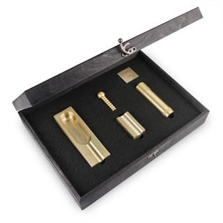 Coho Patron Limited Edition Aksesuarlı Döküm Prinç Dövme Puro Seti