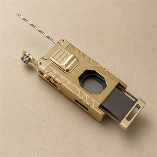 Coho Patron Triple Torch Brass Bıçaklı Puro Çakmağı