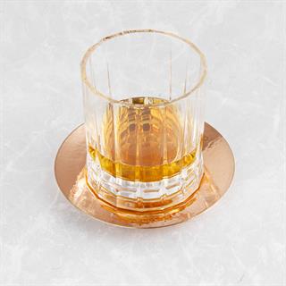 Coho Patron Whiskey Keyf & Whiskey Bardağı & Bakır Bardak Altlığı Hediye Seti