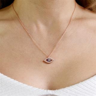 Coho Silver Elysian Eye El Yapımı Gümüş Nazar Kolye