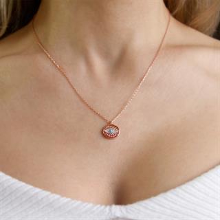 Coho Silver Lumina Eye El Yapımı Gümüş Nazar Kolye