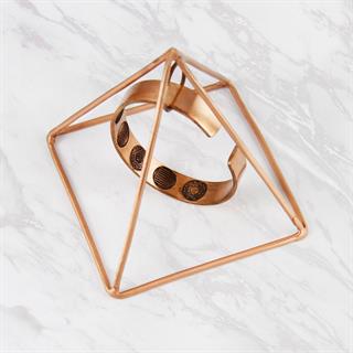 Coho Tılsım Bakır Enerji Temizleme Piramidi & Dua Bileklik 