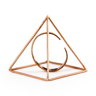 Coho Tılsım Bakır Enerji Temizleme Piramidi & Dua Bileklik 