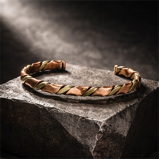 Coho Tılsım Bereket Bakır El Yapımı Bileklik 