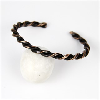 Coho Tılsım Burgu & Waves El İşleme Bakır Bileklik Seti