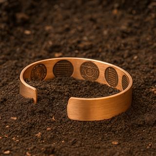 Coho Tılsım El Yapımı Bakır Dua Bileklik