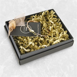 Coho Tılsım İkiz Yapraklı Bakır El İşleme Bileklik