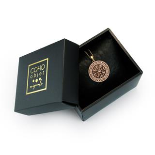 Coho Tılsım Manifesto El Yapımı Bakır Kolye