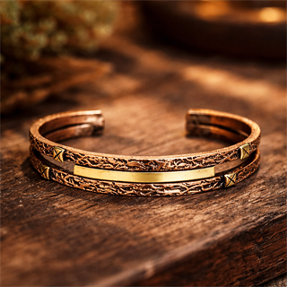 Coho Tılsım Yoğun Bakır Bileklik