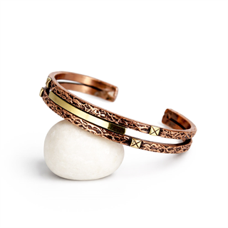 Coho Tılsım Yoğun Bakır Bileklik