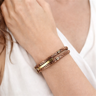 Coho Tılsım Yoğun Bakır Bileklik