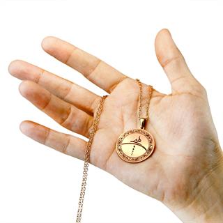 Coho Tılsım Zen El Yapımı Bakır Kolye