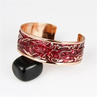 Coho Velvet Passion Renkli Bakır Bileklik