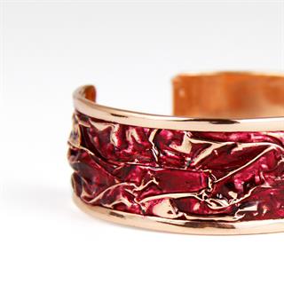 Coho Velvet Passion Renkli Bakır Bileklik