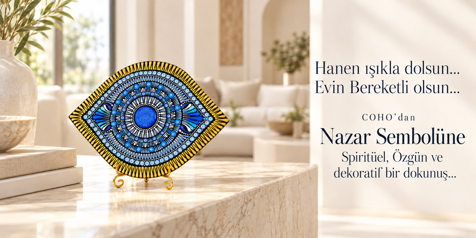 COHO Art Dekoratif Nazar Göz Simgesi