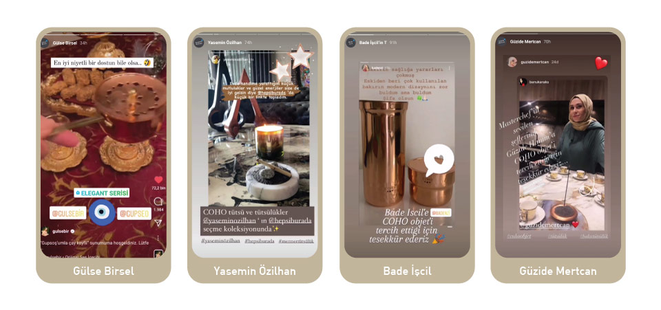 Bizi tercih eden ünlüler