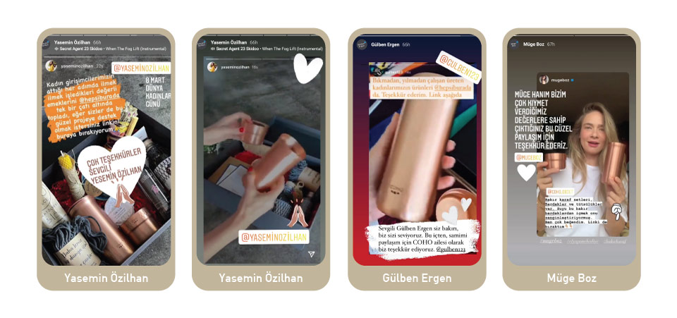 Bizi tercih eden ünlüler