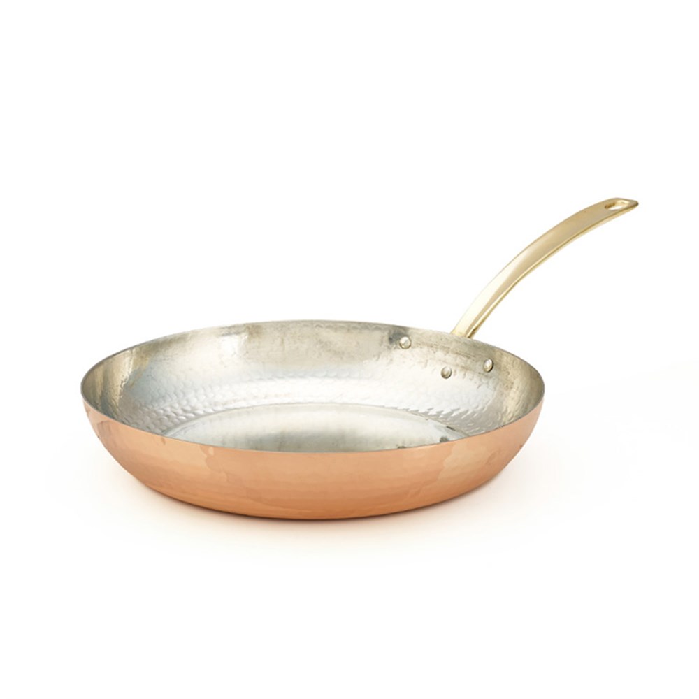 Coho Elegant Bakır Dövme Chef Tava 20 cm