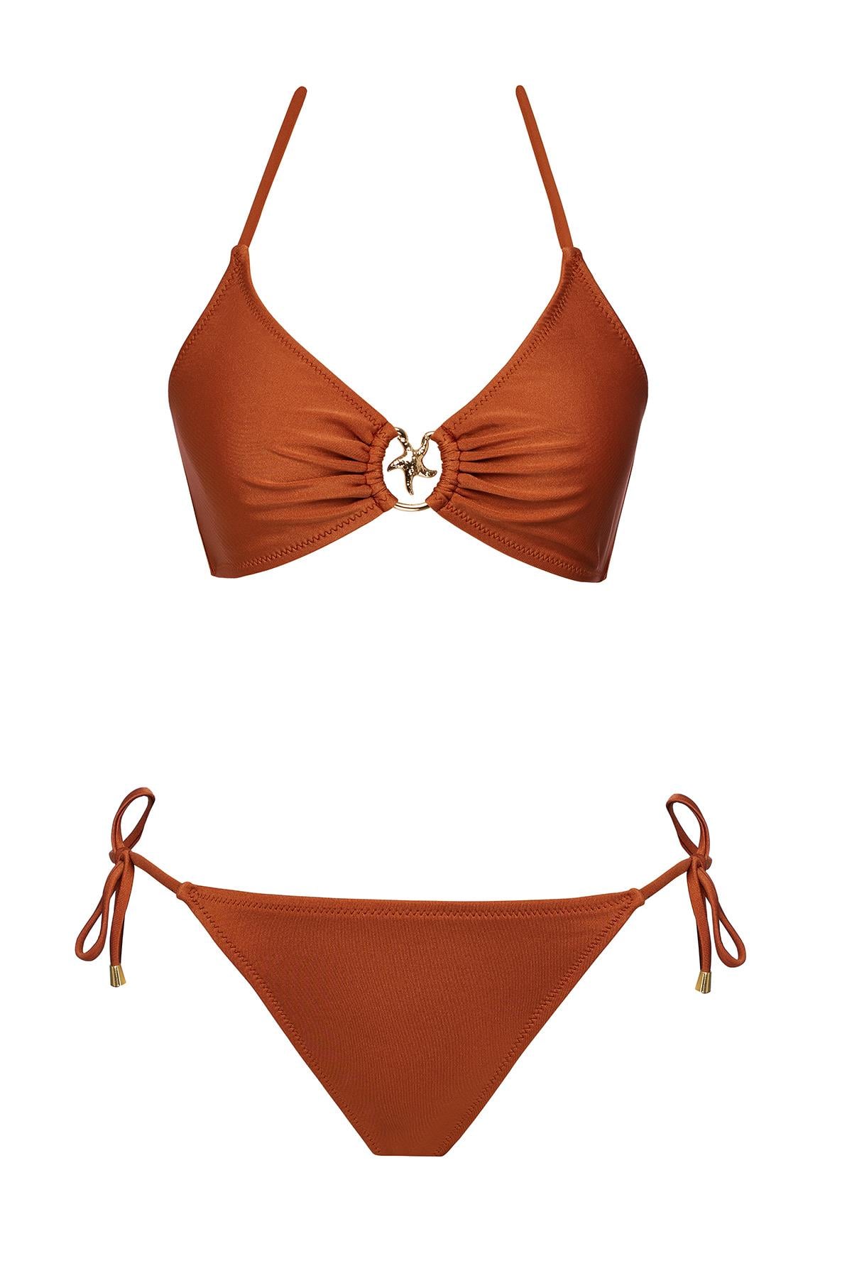 Aksesuarlı Özel Tasarım Bikini Takım 