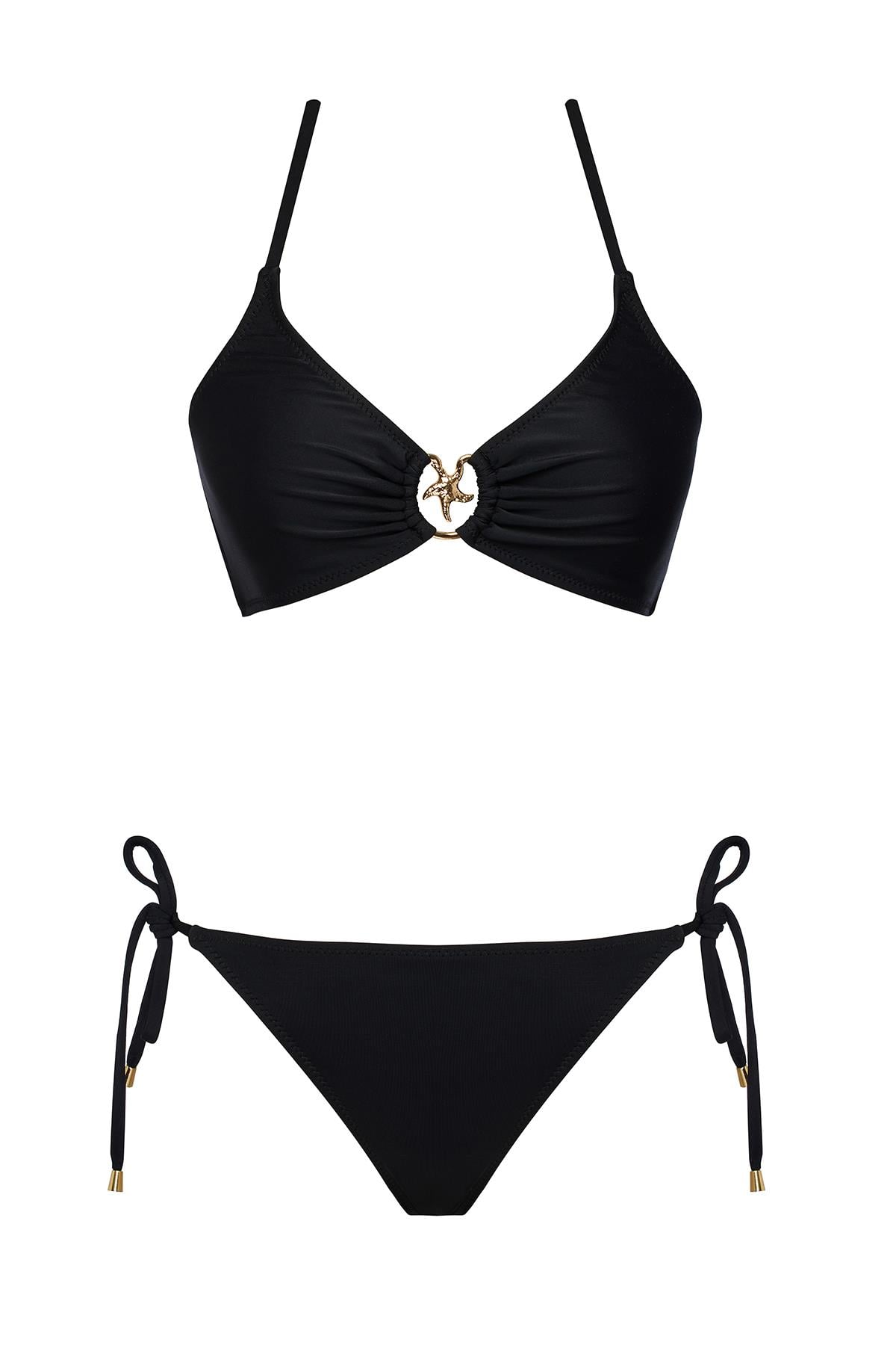 Aksesuarlı Özel Tasarım Bikini Takım 