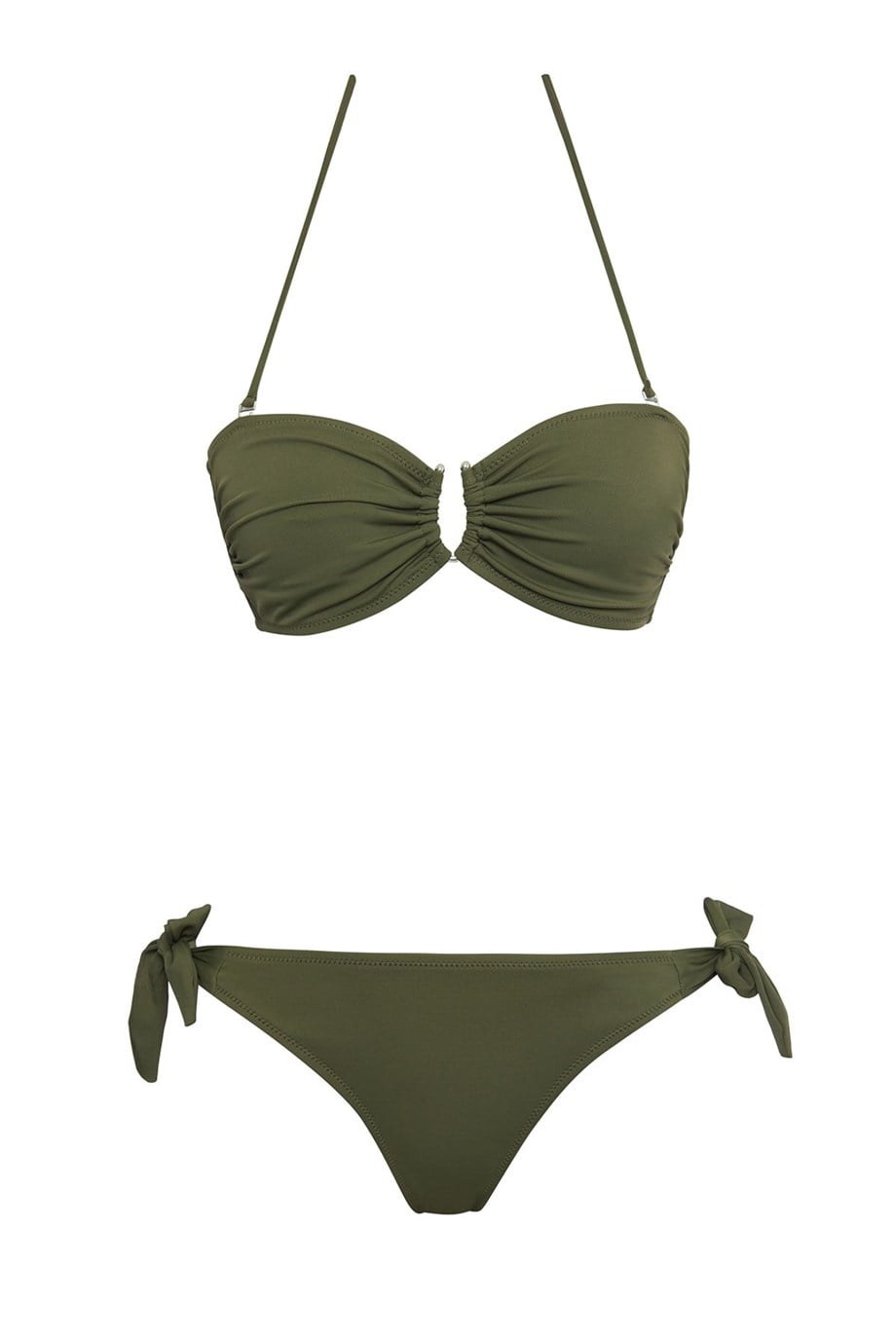 Aksesuarlı Straplez Bikini Takım SLR 450