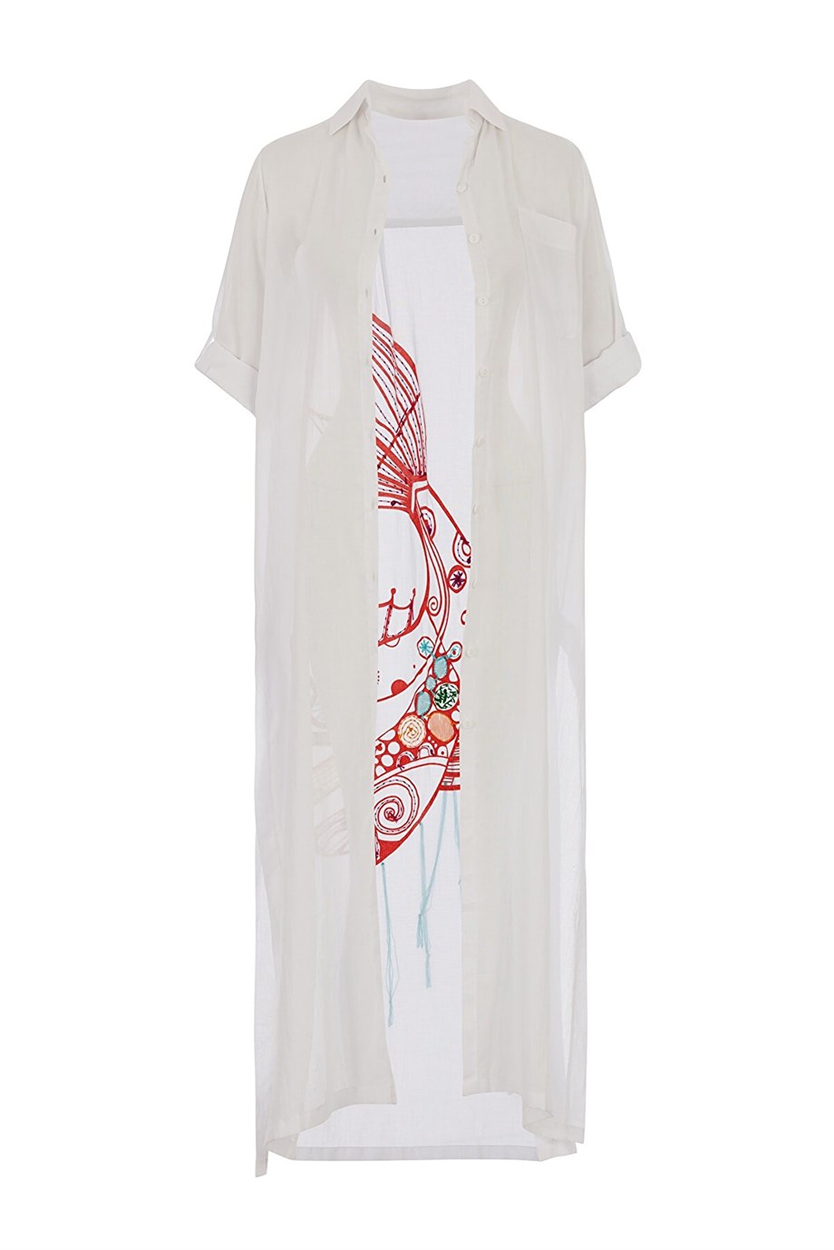 Baskılı Gömlek Pareo