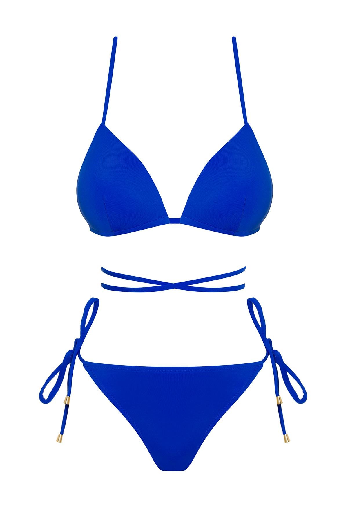 Brezilya Kaplı Üçgen Bikini Takım 