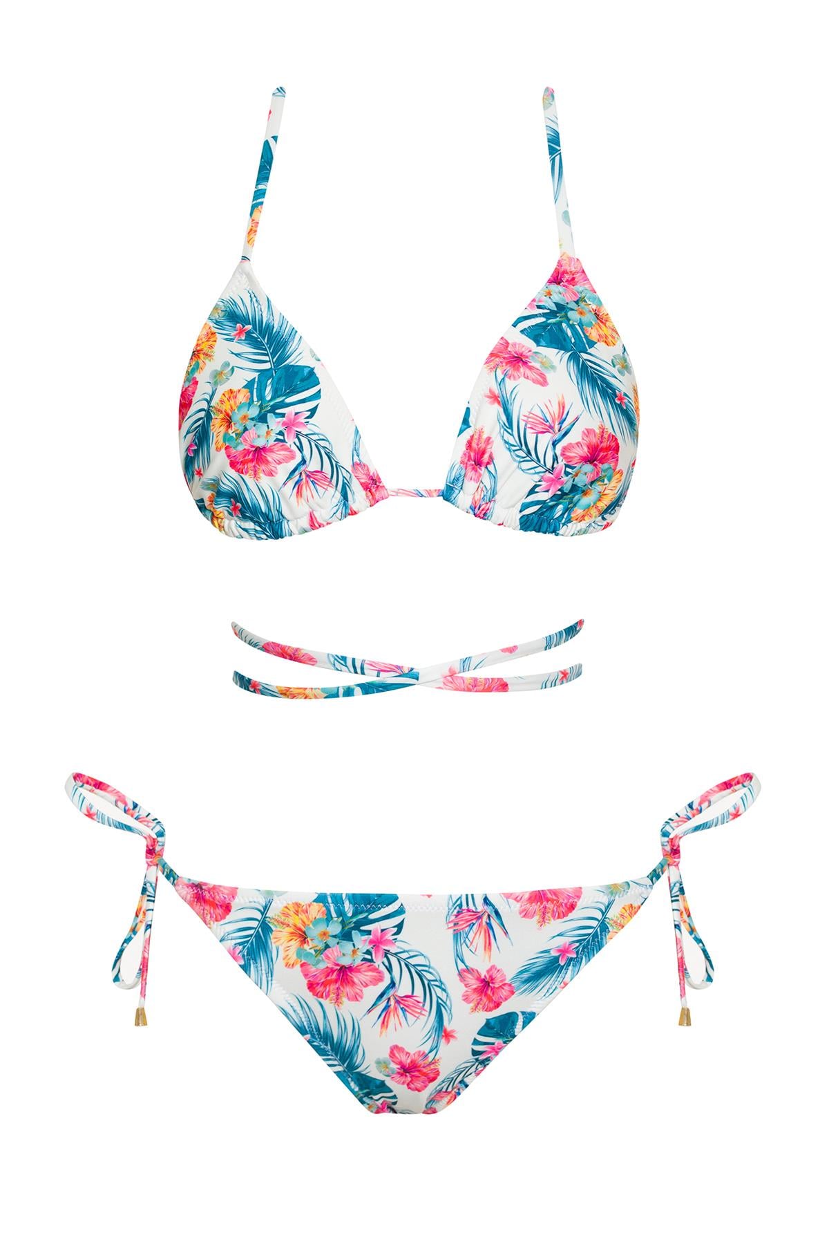 Brezilya Üçgen İpli Bikini Takım 2 
