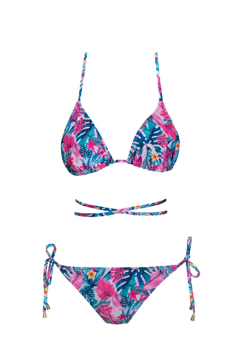 Brezilya Üçgen İpli Bikini Takım