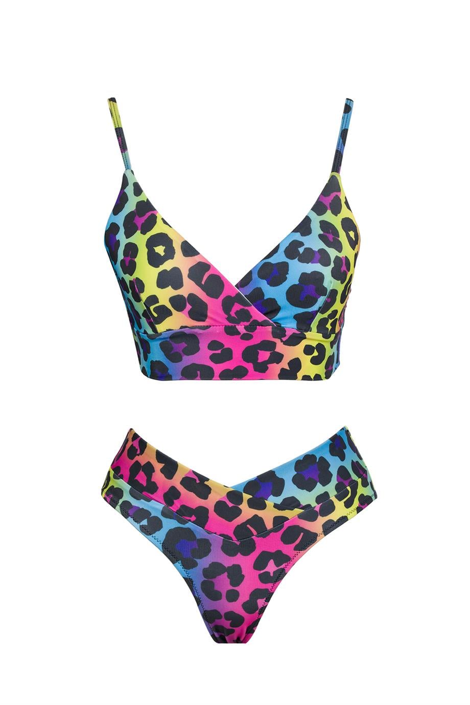 Çapraz Üçgen Bikini Takım 