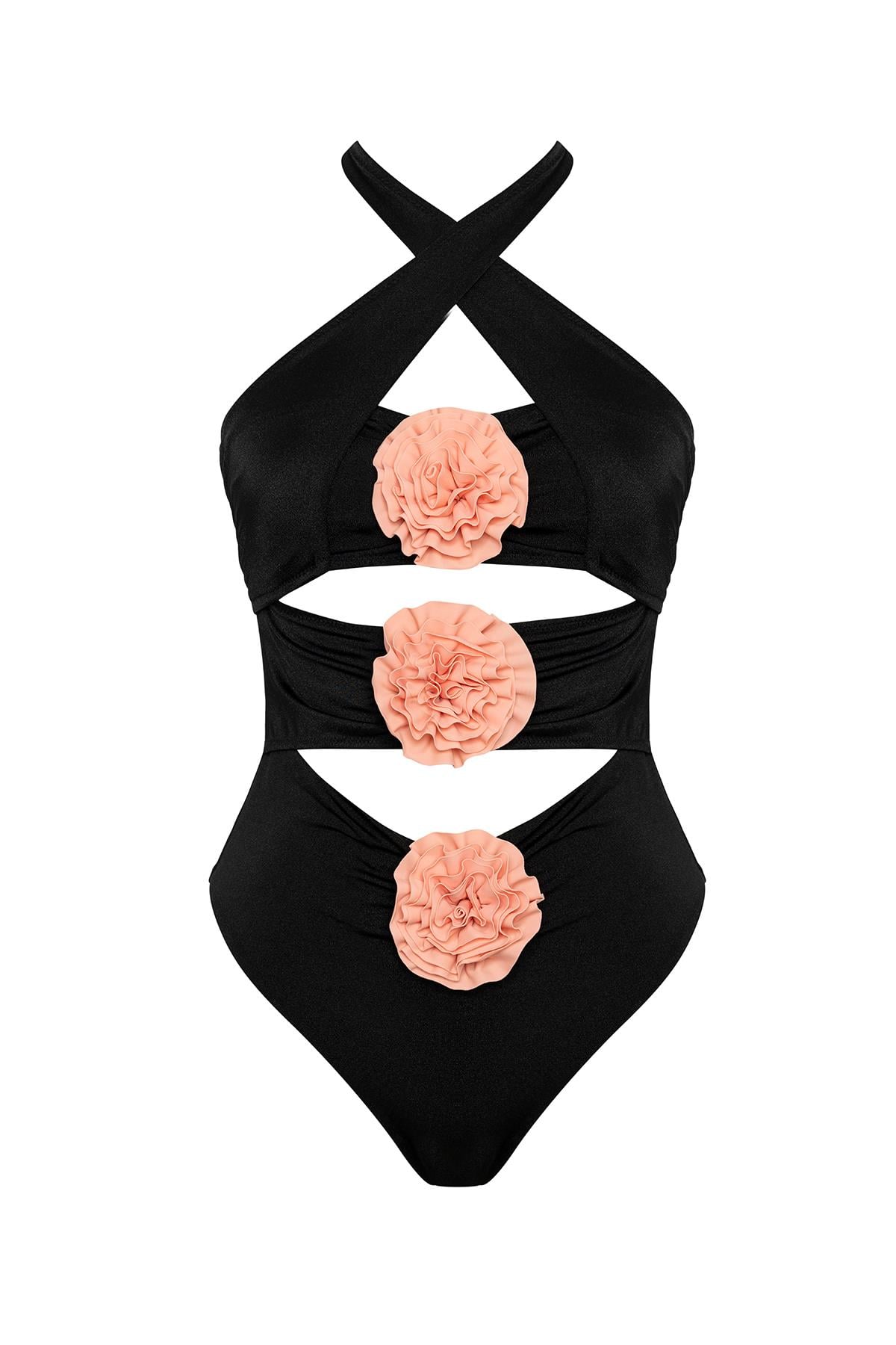 Çiçekli Çapraz Mayokini 