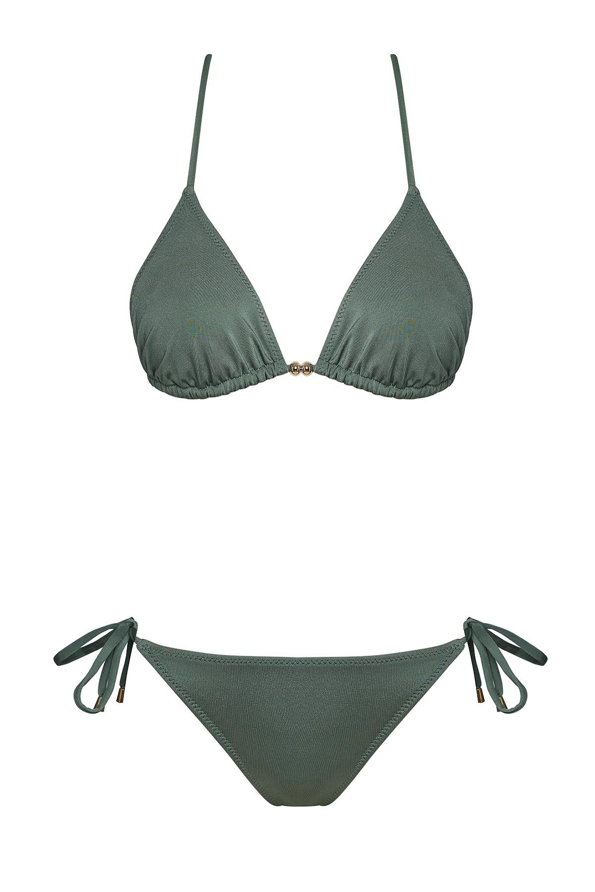 Üçgen Brezilya Bikini Takım 