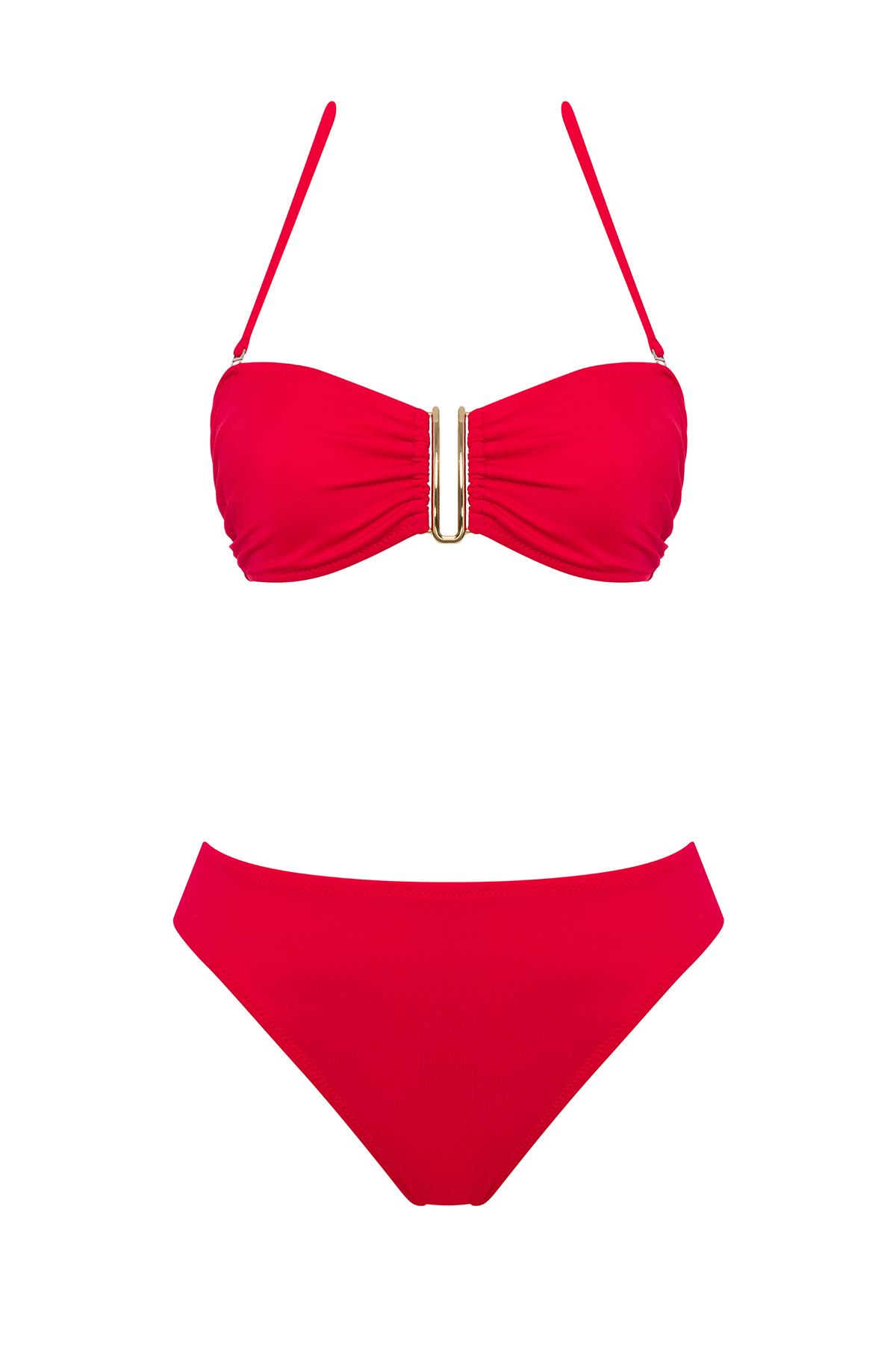Aksesuarlı Brezilya Bikini Takım 