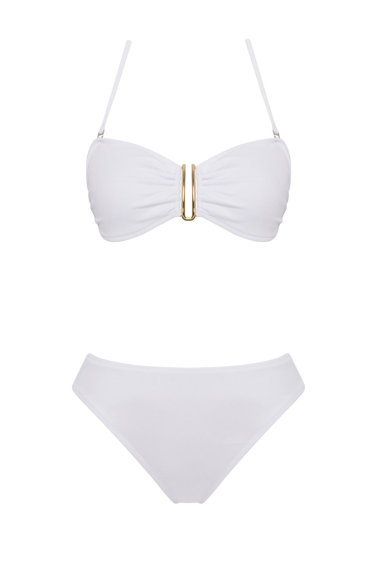 Aksesuarlı Brezilya Bikini Takım 