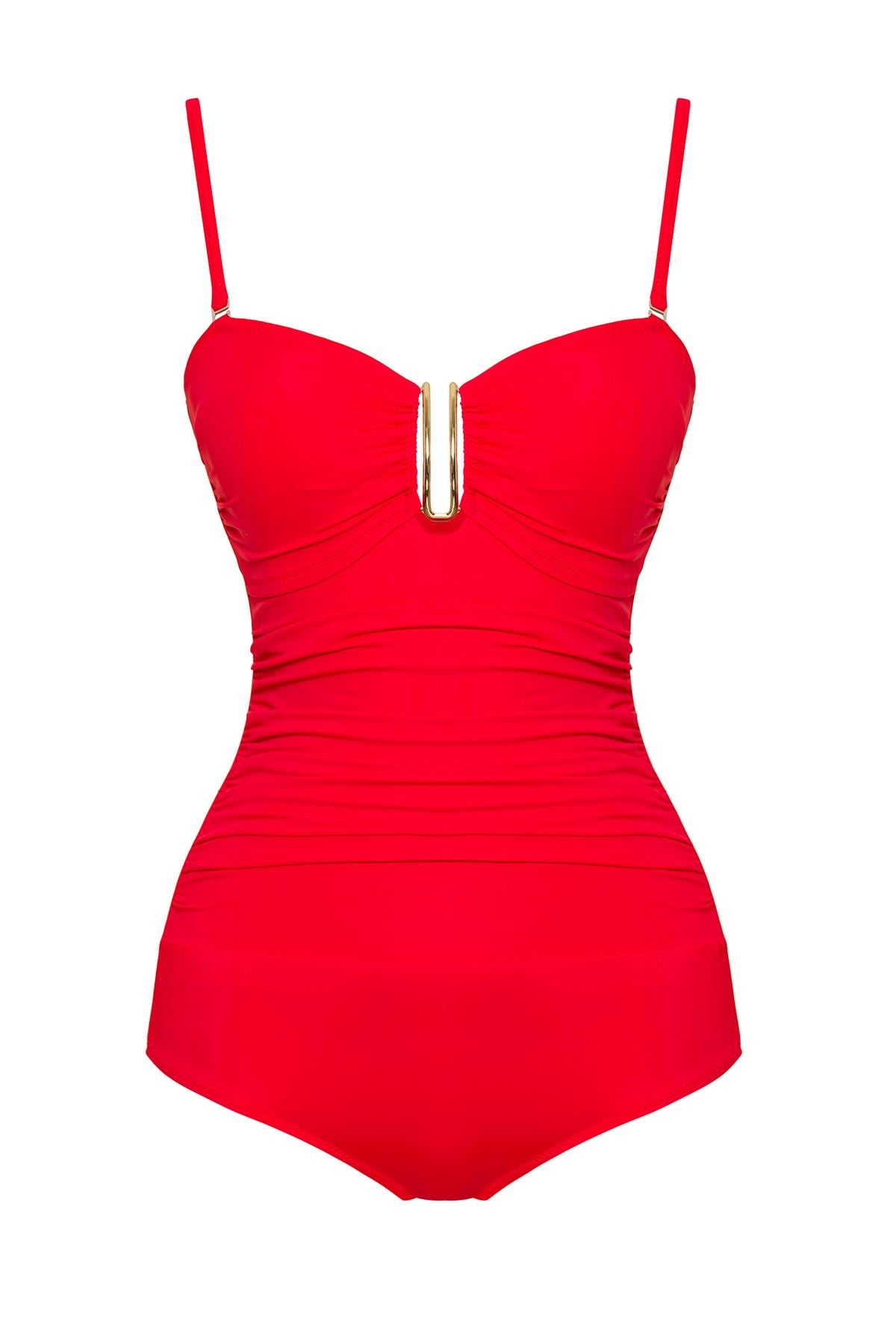 Aksesuarlı Büzgülü Mayo 