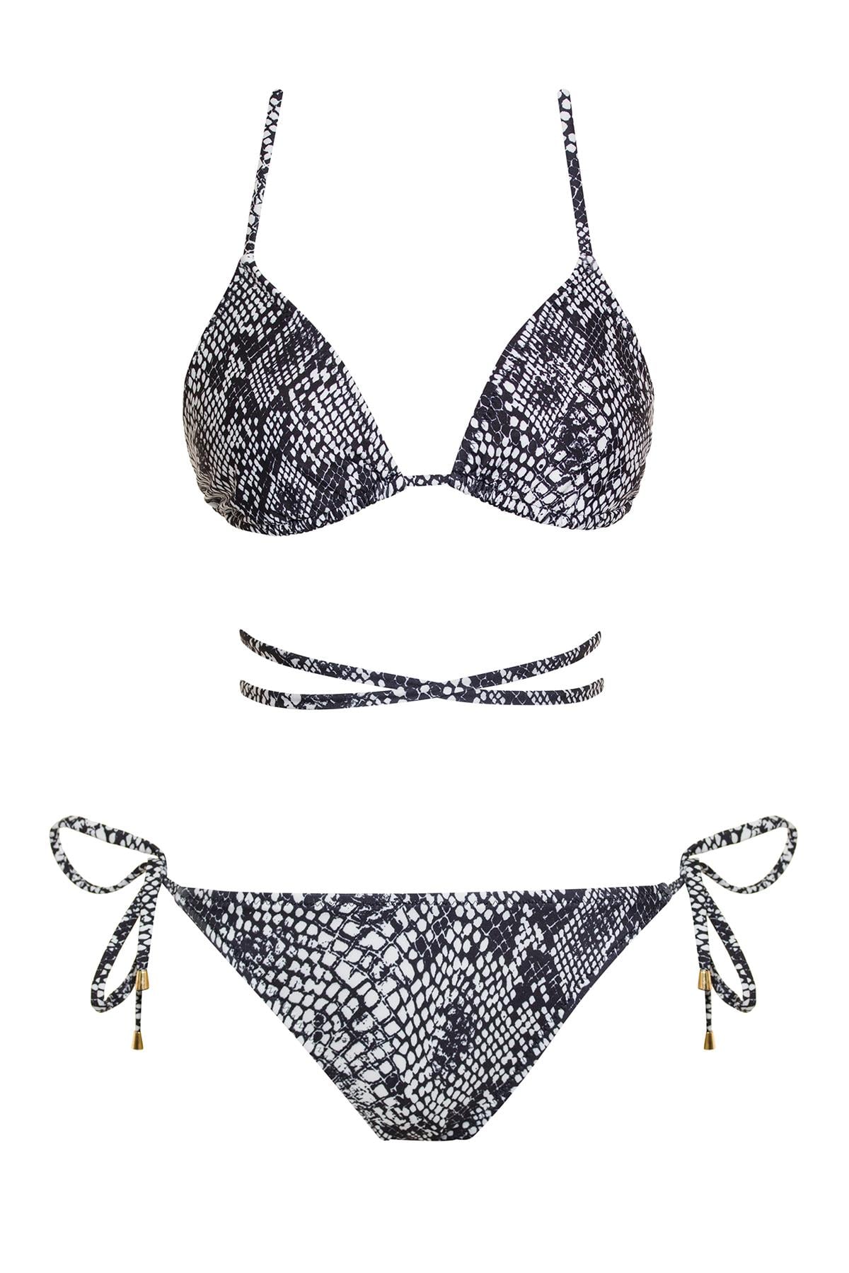 Brezilya Üçgen İpli Bikini Takım 2 